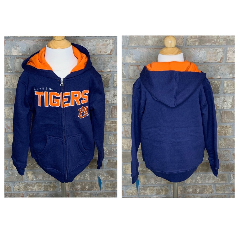 Gen2 Youth Auburn Tigers  Zip-Up Hoodie - D5
